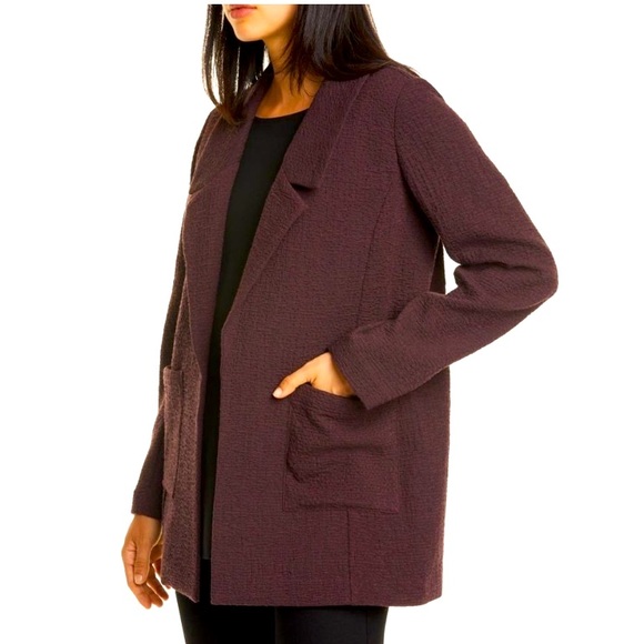Eileen Fisher Jackets & Blazers - Eileen Fisher Textured Open Blazer